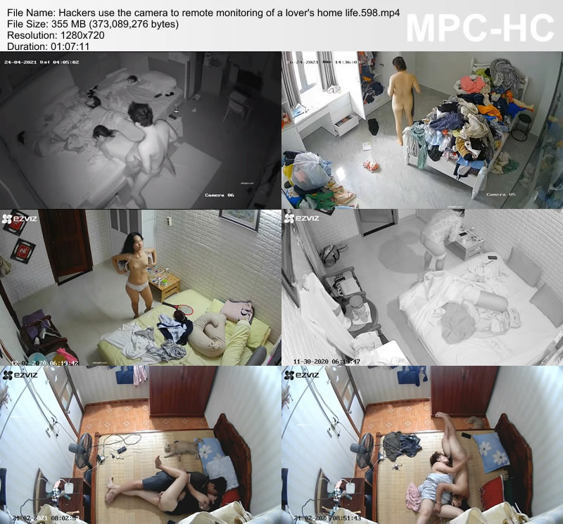 Hackers use the camera to remote monitoring of a lover's home life.598